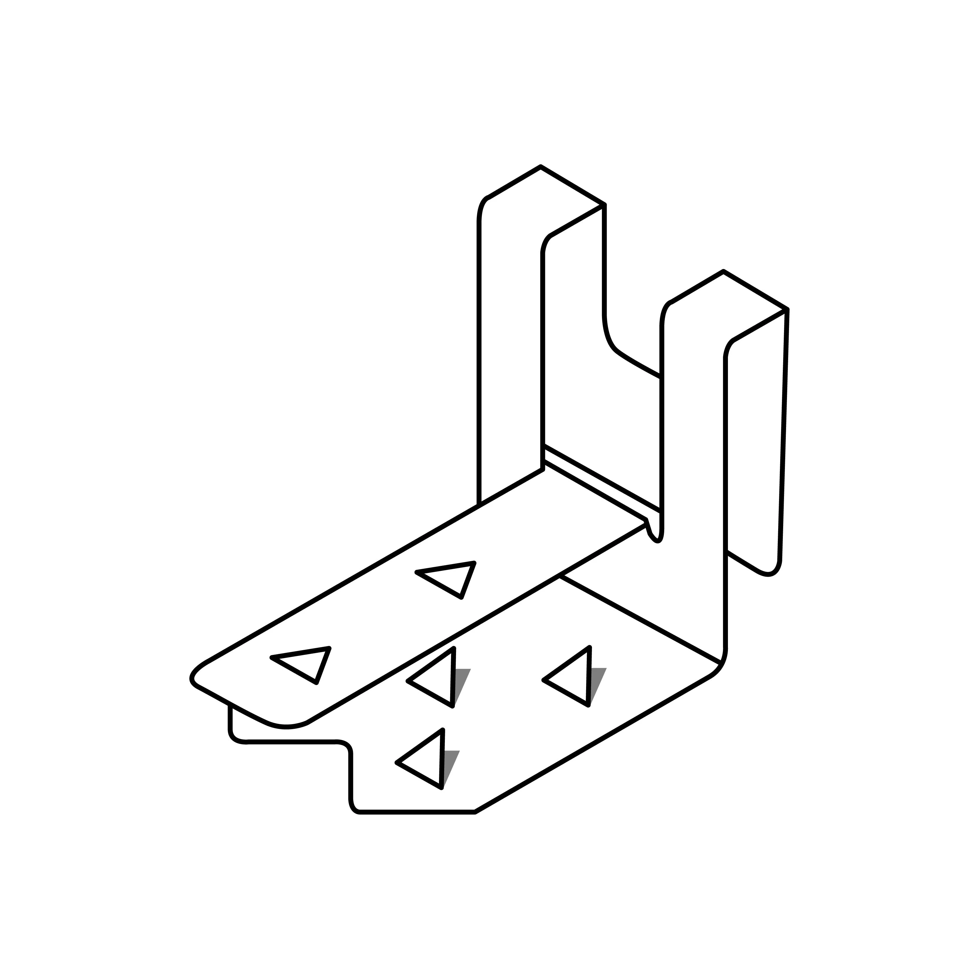 Stabilizer Clip for 3/4" to 1"