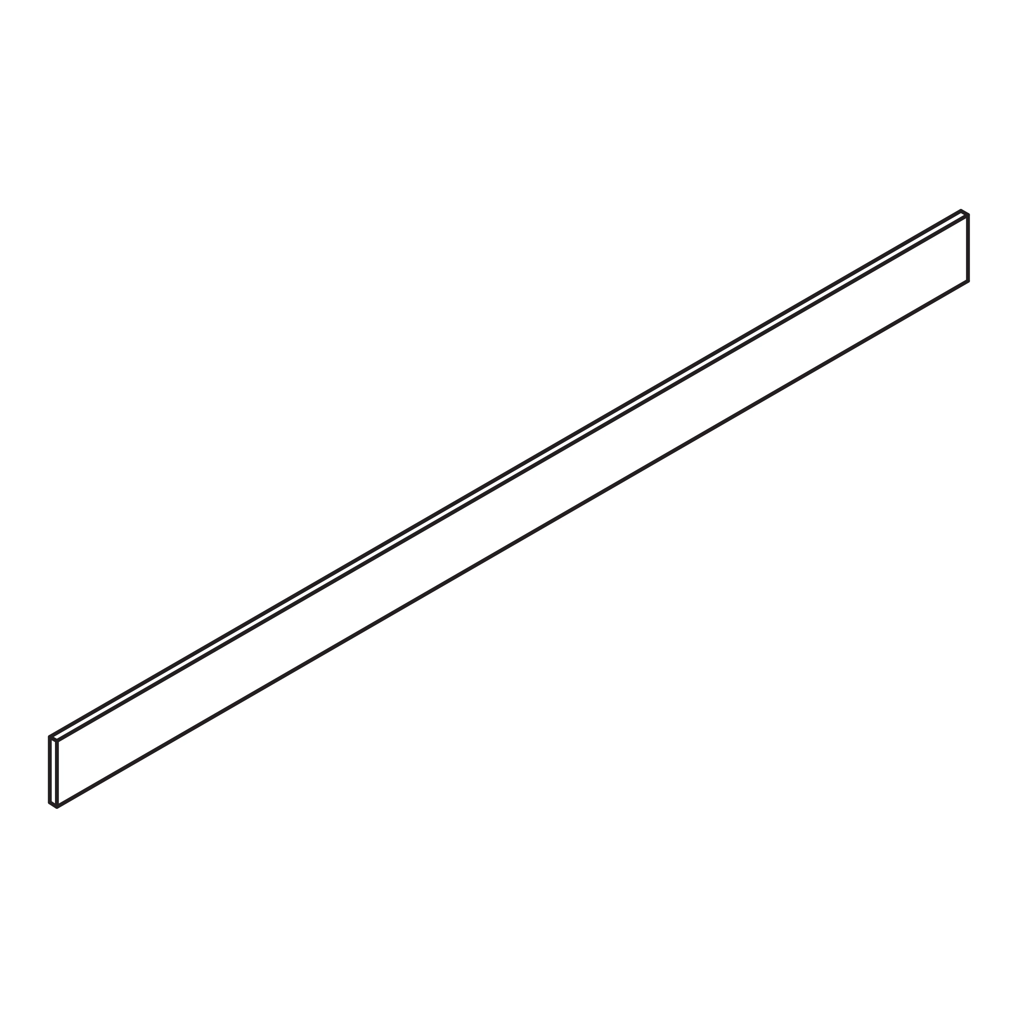 Veneered Trim (With Faux Wood Edgebanding on Long Edges) for WoodWorks® - Image 2